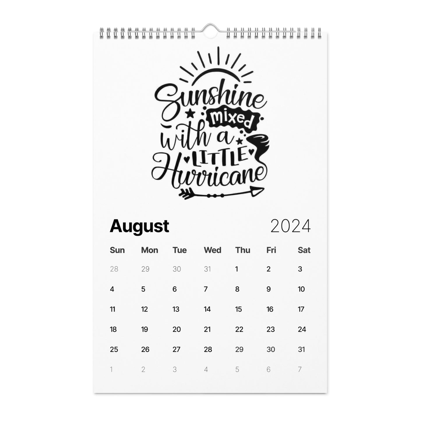 Wall calendar (2024)