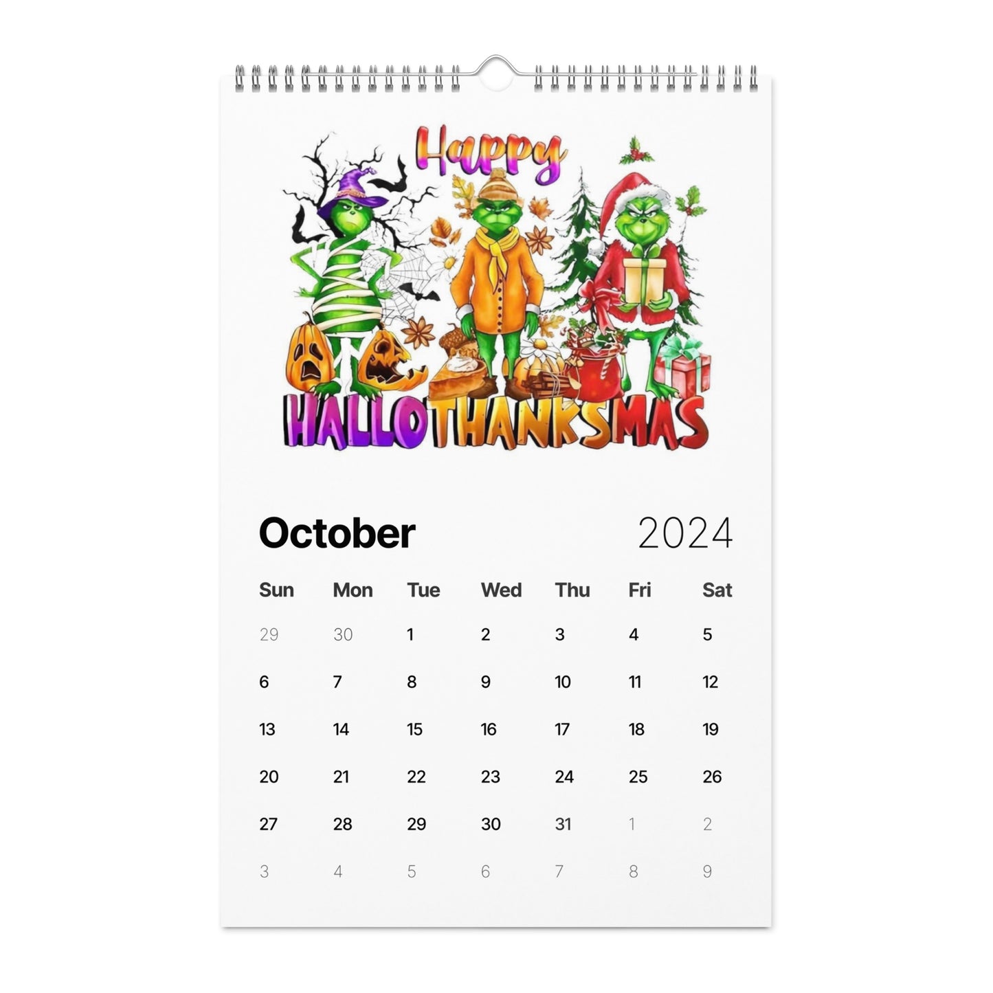 Wall calendar (2024)